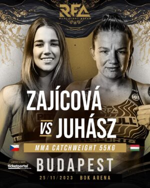 Veronika Zajícová Instagram - 🚨 ZAJÍCOVÁ vs JUHÁSZ 🚨

Vychádzajúcu hviezdu ⭐️ RFA Veroniku ZAJÍCOVÚ 🇨🇿 čaká po prehre na body s @_aminka_wrest_ 🤯 skúsená maďarská prekážka 🇭🇺 v podobe Beáty JUHÁSZ.🚨💣

Rozhodne v zápase váhová prevaha 😳 maďarskej zápasníčky @juhasz_bea 🇭🇺 alebo zvíťazí mladícka dravosť @zajicovafighter ?😎🧨

👉🏻Dozvieš sa na brutálnej karte v historickej Budapešti.🏟️🤩

Vstupnenky kúpiš v sieti @ticketportal_hu 🔖🔥