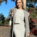 Veronika Mindal Instagram - Fall colors are funny. They’re so bright and intense and beautiful. It’s like nature is trying to fill you up with color, to saturate you so you can stockpile it before winter turns everything muted and dreary. Coat #celvinklein Bag #DKNY Suit skirt&jacket #JessicaSimpson . . . #actress #model #maturemodel #singer #songwriter #Hollywood #LosAngeles #NewYork #Paris #Milan #Artist #Instagram #Instastyle #tattooedgirl #Insta #Bloomingdale #dress #mature #fashion #design #fashiondesign #macys #певица #актриса #Fashionblogger #veronikamindal