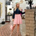 Veronika Mindal Instagram - I recently discovered nice location , just a few steps from my house, an interesting quarter, called an Old world- German town . And here not only interesting European-style buildings, but also excellent German restaurants and European grocery stores and café. My favorite is small bakery which break a tasty strudel.😅 . . . Dress #vincecamuto Shoes #francosarto Jacket #michaelkors Bag #dior . . . . . #actress #model #maturemodel #singer #songwriter #Hollywood #LosAngeles #NewYork #Paris #Milan #Artist #Instagram #Instastyle #tattooedgirl #Insta #Bloomingdale #dress #mature #fashion #design #fashiondesign #macys #певица #актриса #Fashionblogger #veronikamindal