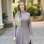 Veronika Mindal Instagram - Since my singing career paused due to the war and my move to America, which led to a creative crisis and a loss of self, thanks to my passion for fashion that pulled me out of complete depression. Now, thanks to Instagram for providing musical accompaniment to the photos, I have to choose compositions for my posts. I am forced, whether I like it or not, to listen to the music of other artists. I was surprised that I had not listened to the singer Sia ( @siamusic ) much before. But now, even in short snippets, I have listened to her compositions, and I am amazed at how talented and unique this extraordinary singer is. I have never seen so many hits in a row; it’s just something I’m delighted with and have great respect for her talent. . . . Dress by #theory__ Jacket & boots #guess Bag #hermes . . . . #actress #model #maturemodel #singer #songwriter #Hollywood #LosAngeles #NewYork #Paris #Milan #Ukraine #talent #artist #Instagram #Instastyle #tattooedgirl #Insta #vogue #style #outfit #fashioninspiration #fashion #design #fashiondesign #veronikamindal