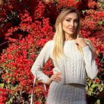 Veronika Mindal Instagram - It's nice to see flowers blooming in November, which is a perk of living in California. Well, I really want to wear cozy sweaters and knitted things . . . . Sweater/ skirt suit by Jessica Simpson Bag by DKNY . . . . #actress #model #maturemodel #singer #songwriter #Hollywood #LosAngeles #NewYork #Paris #Milan #Artist #Instagram #Instastyle #tattooedgirl #Insta #artist #myproject #mature #fashion #design #fashiondesign #Interiordesign #macys #певица #актриса #Ukraine #HBO #macys #fashionblogger #Norstrom