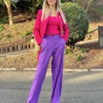 Veronika Mindal Instagram – Pink and purple is definitely a colors that people are not afraid to love out loud. Apart from its aesthetic value, it elicits different emotions and meanings in our lives. It can make us feel luxurious, imaginative, and spiritual.
.
.
.
Jacket & top #rachelzoe 
pants #noisymay 
Bag #chanel 
belt & shoes #ralphlauren 
.
.
.
.
.
#actress #model #maturemodel #singer #songwriter #Hollywood #LosAngeles #NewYork #Paris #Milan #Ukraine #talent #artist #Instagram #Instastyle #tattooedgirl #Insta #vogue #style #outfit #fashioninspiration #fashion #design #fashiondesign #ashionblogger #veronikamindal