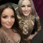 Veronika Nízlová Instagram - Neighbours, soulmates, BFF🤍🤍 @lucipradapersonalblog Gold and happy forever🤩💫