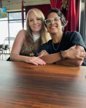 Vicci Martinez Instagram - Happy Birthday @emilytarver !!! You are a sunshine☀️☀️☀️with 🌈🌈🌈sprinkles on top!!! I love you so much, and I’m so grateful for all that you bring into my life. Especially that ☀️on a ☁️day❤️❤️❤️! Happy bday babe-your the best! 
Oh and of course-happy bday to daddy Emily @tarver3 ! Yes, they share a bday yall!!! Always a good time around this time a year with these 2!! ❤️❤️❤️