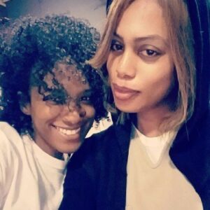 Vicky Jeudy Instagram - Fun on set with this beauty ❤️! @oitnb