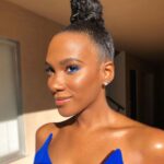 Vicky Jeudy Instagram - Sun Kissed! ☀️ #VickyJeudy #Glam #Makeup #Fenty
