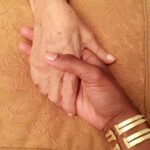 Vicky Jeudy Instagram - One of my favorite touch in the world. I love the soft touch of this 88 years young woman who I truly, madly and deeply love. She encourages me with wisdom and washes me with unconditional love. I love you my A------ aka my princess. ❤️ Love is unity. Thank you @exoh_designs for my unity bracelet. #Love #myprincess #Unity
