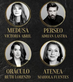 Victoria Abril Instagram - ¡MEDUSA!
Feliz de poder dirigir este gran proyecto para el Festival Internacional de Teatro Clásico de Mérida este verano protagonizado por VICTORIA ABRIL, ADRIÁN LASTRA, RUTH LORENZO, MARIOLA FUENTES y equipazo de lujo…MEDUSA.

No puedo estar más agradecido por este gran regalo. ¡Gracias Jesús Cimarro por confiar en mí y en mis locuras! Y gracias a todo el equipo humano que hay detrás de MEDUSA y que ya están haciendo  posible que cobre vida. ¡Pedazo de viaje nos espera coribantes! ¡Os esperamos del 31 de julio al 11 de agosto en el Teatro Romano de Mérida! (Ya a la venta en la web del Festival)

REPARTO:
* Victoria Abril
* Adrián Lastra
* Ruth Lorenzo
* Mariola Fuentes
* Peter James
* Elisabet Biosca
* Joaquín Fernández 
* Roberto Provenzano
* Eduardo Rey
* Manuel Duarte

- DIRECCIÓN: José María del Castillo
- TEXTO ORIGINAL: José María del Castillo 
- AYTE. DIRECCIÓN: Silvia Beaterio
- COMPOSICIÓN MUSICAL: Alejandro Cruz Benavides 
- COREOGRAFÍA: Aleix Mañé
- ESCENOGRAFÍA: Monica Boromello 
- ILUMINACIÓN: Felipe Ramos
- VESTUARIO: Pier Paolo Álvaro 
- PRODUCTOR: Jesús Cimarro 
- JEFE DE PRODUCCIÓN: Juan Pedro Campoy
- AYTE. PRODUCCIÓN: Celia Faba
- UTILERÍA ESPECIAL: Inside FX
- DISEÑO CARTELERÍA: María La Cartelera
- FOTOS ACTORES: Javier Naval
- DIRECCIÓN DE CORO: Amaya Añúa

Con la colaboración del CORO DE CÁMARA DE EXTREMADURA 

Una coproducción del Festival Internacional de Teatro de Mérida, Pentación Espectáculos y Coribante Producciones.

¡GRACIAS A POR ESTE NUEVO GRAN VIAJE!

Impresionante diseño de cartel hecho por María La Cartelera @marialacartelera . ¡Gracias Pelayo y Natalia por saber plasmar siempre la esencia en vuestros carteles!

#medusa #festivaldemerida #70festivaldemerida #teatro #coribante #coribanteproducciones #festivalinternacionaldeteatroclasicodemerida #victoriaabril #mariolafuentes #adrianlastra #ruthlorenzo #pentacion #antonioabeledo 

@festivaldemerida @elisabet.biosca.actriz @obondjames @mariolafuentesactriz @ruthlorenzomusic @adrian_lastra @maiguex @monicaboromello @silviabeaterio @alejandrocruzbenavides @aleix.m.saez @gomezmiryam_ @antonio_abeledo @marialacartelera @pelayo_rc @nataliadiazact @corodecamaradeextremadura