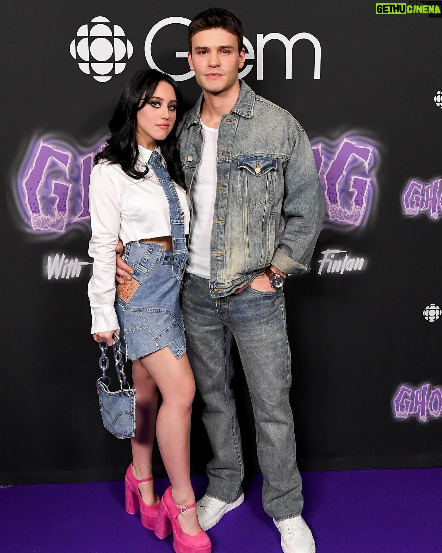 Victoria Azevedo - 1.5K Likes - Huge congratulations to @lukehutchie and @matthewfinlan for creating their hilarious new show @ghostingseries. Had a great time matching with @mikaamonsen at the premiere!!! <33
If you wanna laugh your ass off watch it now on @cbcgem or else⦠youāll be haunted š»