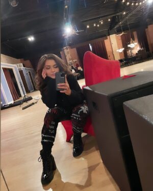 Victoria Konefal Instagram - Did a fun photoshoot earlier this week❤️‍🔥 This one hits close to home because it’s for my sisters very own business 💃🏻 so proud of you seester, I love watching you shine ✨ @shallwedancedesigns