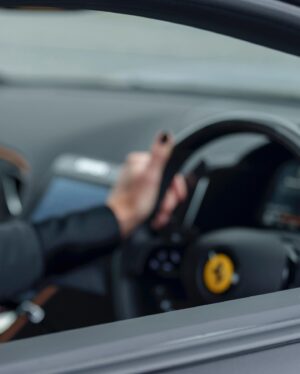 Victoria Pendleton Instagram - I am very fortunate to get invited to do some extraordinary things….like driving the luxurious Ferrari Roma whilst enjoying the beautiful countryside and twisting coastal roads of Northern Ireland. Thank you @ferrariuk 
🖤🖤🖤
#Ferrari #Roma #sportscar #luxury #blackandgold #pressday 📸 @maxearey
