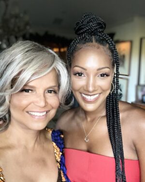Victoria Rowell Instagram - Spending time w/my my ūber beautiful, talented neice @washnews