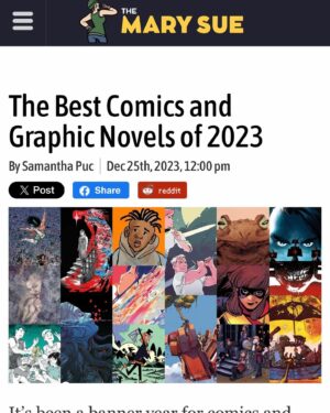 Victoria Ying Instagram - Thank you to @themarysue for making HUNGRY GHOST a best of 2023! Thank you so much!! I’m in such wonderful company!! #bestof2023 #comics