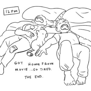 Victoria Ying Instagram - The last of my hour lies #hourlycomicday #hourlycomicday2024