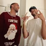 Victoria Baldesarra Instagram – We’re on our best behavior, Santa’s watching 🧑🏼‍🎄❤️🎄