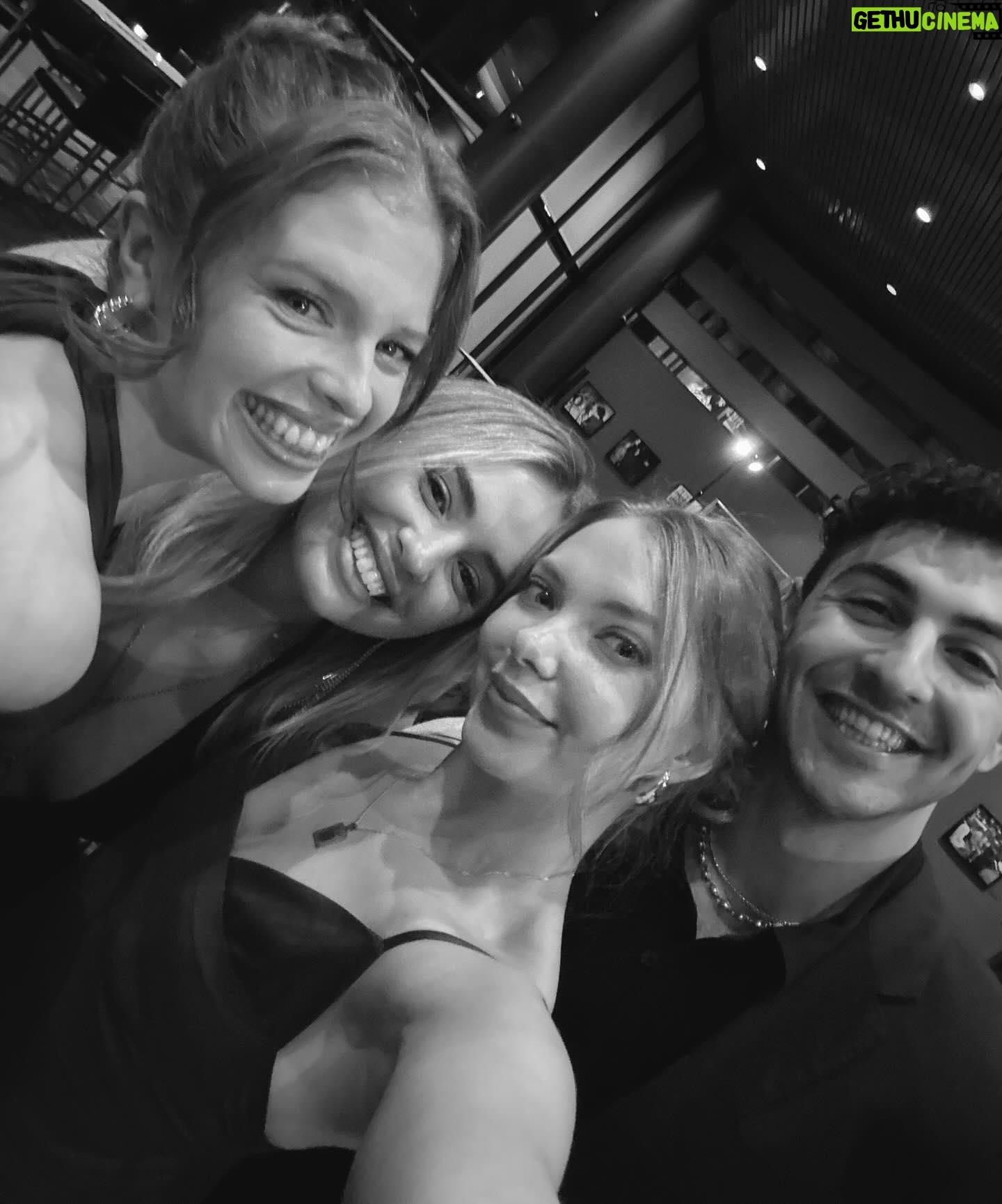 Victoria Baldesarra Instagram - @kinomakesmovies a night to remember ❤️🔥 wowowow so proud of you @britmacrae @darilfannin & all the others involved in making last nights gala happen. So much love for the both of you! PS. I really just wanna be that dog in my next life & be carried around events in a purse (see last slide) Red carpet photos by @acgphotos Dress by @heiressbeverlyhills