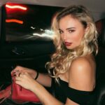 Victoria Baldesarra Instagram – Otw (but I’m probably running late 💋)