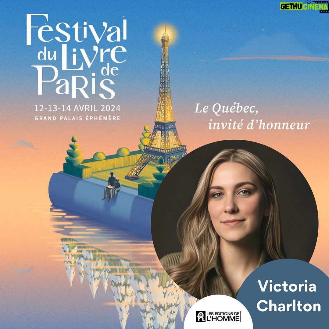Victoria Charlton Instagram - Guys, je serai à Paris pour la foire du livre ! 🥹❤️ Qui va venir me voir? J’ai tellement hâte 🥰