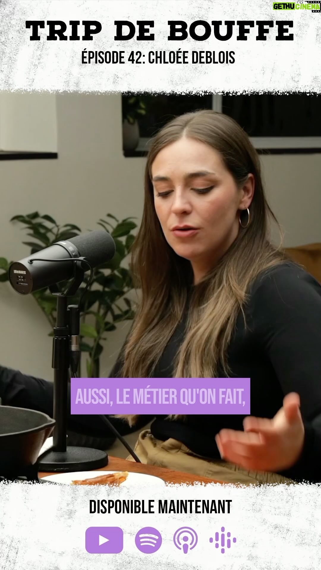 Victoria Charlton Instagram - @chlodeb nous parle de burn-out social et Mon Dieu que plusieurs d’entre vous vont se reconnaître! ✌🏻🪫 On parle aussi de bouffe, relations amoureuses et de showbiz 😉 Un épisode tellement divertissant ! 🩷
