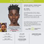 Victoria Charlton Instagram - JE VOUS INVITE À PARTAGER EN GRAND NOMBRE 🙏🏻 Le 12 mars 2018, Ariel Jeffrey Kouakou, qui avait 10 ans au moment de sa disparition, a été vu pour la dernière fois en quittant son domicile de l’arrondissement d’Ahuntsic-Cartierville pour se rendre chez un ami. Depuis, il n’a jamais été revu. Sa famille ainsi que les autorités continuent de rechercher des informations qui pourraient aider à le localiser. Dans le cadre du sixième anniversaire de la disparition d’Ariel, le @reseauenfantsretour dévoile publiquement un vieillissement photo réalisé par des experts en la matière de la Sûreté du Québec. ❤️‍🩹