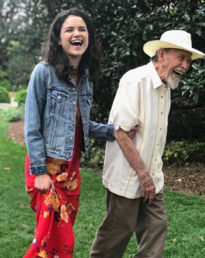 Victoria Moroles Instagram - An extraordinary human left us a couple of weeks ago, yesterday was his birthday, he would’ve been 90. I was fortunate enough to have been raised by both of my grandparents, and towards the end of my grandpa’s life I spent weeks sometimes a month with him. Squeezing up every last moment I could of our physical time together. He was a storyteller, he would go to great lengths to connect & share his life with someone, anyone who would listen really. My Abuelo would always say give the task at hand a 150%.. He built his life from the ground up after making his way to the U.S (as an adolescent) so he was the most dedicated, hard working person I know to say the least. Basically, nothing in life is worth half of your effort. Whatever you’re out there doing or dreaming up in the world, give it 150%..I’d say it’s worth it and has proven a very rich & full life ❤️