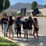 Victoria Moroles Instagram - mi familia es fuerte 🪧 grateful for my picket buddies, strike/gate captains and everyone showing support, honored to stand by my fellow union members #sagaftrastrong #wgastrong