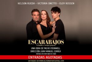 Victoria Onetto Instagram - 🎭 Llegamos a la 8va función de nuestra magnífica obra Escarabajos 🪲 Para hoy ya tenemos ¡localidades agotadas! Te esperamos el próximo sábado a las 20hs en el Centro Cultural de la Cooperación Floreal Gorini, Av. Corrientes 1543, CABA. Conseguí tu entrada en @alternativaescena ✨️ Precios populares a 8.000 la entrada 🎟️ ¡Apurate porque vuelan! 💞 Gracias a quiénes nos acompañan: 👉🏽 @cynthiamartos 👉🏽 @lazarocuero 👉🏽 @mialoretoonline 👉🏽 @lasermednews 👉🏽 @drsergiokorzin 👉🏽 @tsdecosanisidro 👉🏽 @vaninamizrahi @centroculturaldelacooperacion @pachoodonnell @juanmanuel____correa @nelsonorueda @eloyrossen_ @nacho_esbo @escarabajosok