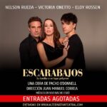 Victoria Onetto Instagram - ¡Gran noche de teatro con Escarabajos! 🎭 Anoche el público vibró junto a este texto y estos personajes intensos y complejos. Con la sala repleta, volvimos a conmovernos con la potencia del universo planteado por Pacho O’Donnell. ❤️ Un agradecimiento especial para la querida Taty Almeida por su presencia, y a las y los espectadores por el cariño con el que nos acompañan en cada presentación. El sábado 25 de mayo no te pierdas la magia de Escarabajos en el @centroculturaldelacooperacion 🎫 Entradas en el link de la bio de @escarabajosok o por www.alternativateatral.com.ar Gracias infinitas por ser parte de esta maravilla teatral semana a semana. El teatro es el ámbito por excelencia en donde la cultura está más viva que nunca 💕 El teatro es cultura viviente. ¡Viva el teatro! 👏🏽 @oscarbarneyfinn @osvaldo.santoro.14 @pablourquizaok @totamartinez @pachoodonnell @juanmanuel____correa @nelsonorueda @eloyrossen_ @nacho_esbo