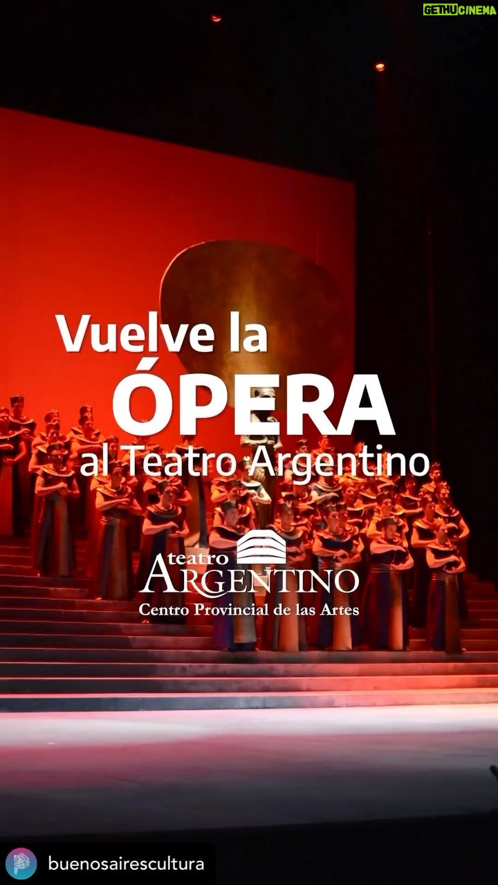 Victoria Onetto Instagram - ¡Vuelve “Aida” al Teatro Argentino! Con seis funciones de gran producción el género lírico regresa con la participación de los tres cuerpos estables del teatro: orquesta, coro y ballet. La ópera “Aida”, de Giuseppe Verdi, subirá a escena el viernes 7 de junio, a las 20, en la Sala “Alberto Ginastera”. Habrá nuevas funciones el viernes 14 de junio, a las 20; los sábados 8 y 15, también a las 20 y los domingos 9 y 16, a las 17. Las entradas gratuitas (link en nuestra bio), con reserva online, se podrán obtener a partir del miércoles 5, desde las 12, para las funciones del 7, 8 y 9 de junio; y el miércoles 12 para las presentaciones del 14 y 15 de junio, en el mismo horario. @buenosairescultura @provinciaba @kicillofok @fsaintout @teatroargentinopba