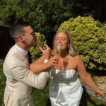 Victoria Spence Instagram - From hyping Tally up for their first date to wagamamas to watching them say ‘I do’ to life together- It hits different watching two of your best friends get married 🥰🥹 The perfect day for @tallyrye & @jackmilzy legal wedding before the big day in France babyyyy🥳#ilovelove#wedding