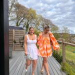 Victoria Spence Instagram - This weekend we got to celebrate @tallyrye and spoil her with all her favourite things before the big day next month- I can’t believe my (unofficial) big sister is getting married🥹😍 It was a gorgeous, boujee weekend for our gorgeous bride to be 🫶🏻 Swipe to see my best ‘sexy crawl’ 😂and swipe some more to hear the voice of an absolute angel 😇😍 #henparty#bachorlette#friends