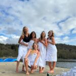 Victoria Spence Instagram - This weekend we got to celebrate @tallyrye and spoil her with all her favourite things before the big day next month- I can’t believe my (unofficial) big sister is getting married🥹😍 It was a gorgeous, boujee weekend for our gorgeous bride to be 🫶🏻 Swipe to see my best ‘sexy crawl’ 😂and swipe some more to hear the voice of an absolute angel 😇😍 #henparty#bachorlette#friends