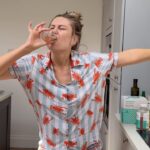 Victoria Spence Instagram - My shots look a little different these days, but the skanking is still the same 💃🏼🤪 ad| Did you know that research has shown that there’s a link between your gut and brain? & how if ones suffering it can impact the other? About 5 years ago I went to a talk with The Gut Stuff girls and they had a doctor who was sharing that he oftensuggests @symproveyourlife to patients who are struggling with their mental health, and see a noticeable difference just by working on their gut- it’s mad!! So with my personal research of a skank a day improving your mental health topped with a 12week cycle of symprove, Ima be THIVING! If you want to trial it, use VICTORIA50 for 50% off your first 12 weeks💃🏼💃🏼 #mentalhealth #guthealth #morningskank