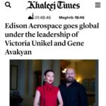 Victoria Unikel Instagram - 📰🛩️ We're excited to announce that Edison Aerospace @edison_aerospace is featured in the Khaleej Times! @khaleejtimes 🎉 Our company is revolutionizing agriculture with our innovative electric aircraft, which replace traditional airplanes used by spray operators. Not only do our planes bring sustainable energy use to the agriculture industry, but we also offer a complete package that includes a mobile Ground Control Station. This allows operators to work all day while staying safe from the daily dangers of the job thanks to the latest technology. The result? A better job done at a lower cost for farmers everywhere. We're thrilled to be the first company in the world to offer this solution and are grateful for the recognition from Khaleej Times. Thank you for your support as we continue to work towards a more sustainable future! 🌱✈️ @geneavakyan @edison_aerospace @vugaenterprises #EdisonAerospace #ElectricAircraft #AgricultureTechnology #GreenEnergy #Innovation #RevolutionizingAgriculture #BetterForFarmers