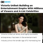 Victoria Unikel Instagram - I was so happy to see such a big article published about me and my companies - thank you OK!Magazine @okmagazine ♥️♥️♥️