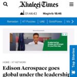 Victoria Unikel Instagram - 📰🛩️ We're excited to announce that Edison Aerospace @edison_aerospace is featured in the Khaleej Times! @khaleejtimes 🎉 Our company is revolutionizing agriculture with our innovative electric aircraft, which replace traditional airplanes used by spray operators. Not only do our planes bring sustainable energy use to the agriculture industry, but we also offer a complete package that includes a mobile Ground Control Station. This allows operators to work all day while staying safe from the daily dangers of the job thanks to the latest technology. The result? A better job done at a lower cost for farmers everywhere. We're thrilled to be the first company in the world to offer this solution and are grateful for the recognition from Khaleej Times. Thank you for your support as we continue to work towards a more sustainable future! 🌱✈️ @geneavakyan @edison_aerospace @vugaenterprises #EdisonAerospace #ElectricAircraft #AgricultureTechnology #GreenEnergy #Innovation #RevolutionizingAgriculture #BetterForFarmers