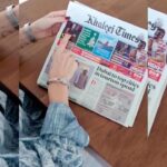 Victoria Unikel Instagram - ‼️Khaleej Times @khaleejtimes front page main news! ‼️ Debbie Wingham @debbie_wingham in ‘The Most Expensive’ Gossip stone TV @gossipstone.tv show! Being a producer and founder of Gossip Stone, I’m so happy that we launched this show 🌟 Debbie is an A-list celebrity, Top notch artist, incredible person and professional 💯We are shooting our second episode of the show in Dubai 🇦🇪 got any ideas?😉dm me 📩 Watch The Most Expensive show on Gossip Stone TV channel - we are on Roku, Amazon Fire and Apple TV 😘