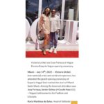 Victoria Unikel Instagram – What a wonderful time I had at Espacio Vogue @espaciovogue @voguemexico @karlamartinezdesalas 
opening ceremony that opened Paraiso Swim Week @paraisomiamibeach in Miami Beach🔥🔥🔥 Great to see Jose Forteza @joseforteza who was wonderful as always 💖