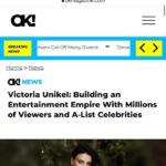 Victoria Unikel Instagram - I was so happy to see such a big article published about me and my companies - thank you OK!Magazine @okmagazine ♥️♥️♥️
