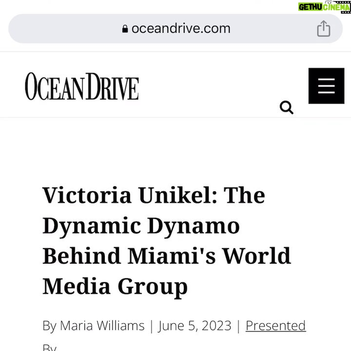 Victoria Unikel Instagram - My latest article just came out in Ocean Drive magazine @oceandrivemag 💕 If you also want to get published , my company VUGA Media group @vugaenterprises can help you 👉contact@vugaenterprises.com👌 Main photo by Daniela Alaviie @_alaviie_