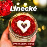 Viktorie Hrazdílková Instagram - Ochutnal/a jsi už mé máslíčko - Linecké srdíčko? 😋❤️🎄⭐️ LINECKÉ OVERNIGH OATS 😋👩‍🍳👨‍🍳 ❤️ 40g ovesných vloček ❤️ 1 PL chia semínek ❤️ hrst lyo jahod ❤️ 200ml mléka ❤️ 1 ČL čekankového sirupu ❤️ 1 PL jogurtu ❤️ 1 ČL máslíčka Linecké ❤️ Postup: Do skleničky dej ovesné vločky, chia semínka, lyo jahody, mléko (použila jsem rostlinné kešu), čekankový sirup, jogurt a máslíčko Linecké srdíčko. Vše zamíchej a dej na noc do lednice. Nahoru můžeš dát ještě rozvařené jahody a přidat linecké cukroví pro větší "xmasvibe" 🥰🎄⭐️😋👨‍🍳👩‍🍳👌. Mé limitované máslíčko - Linecké srdíčko vznilo ve spolupráci s @balicekzdravi.cz kdy máslíčko objednáš na jejich eshopu navíc do zítřejší půlnoci se slevou -15% s kódem: VIKI15 ❤️🥰. Baví tě mé recepty? Podpoř mou tvorbu ❤, sdílením a milým komentem 🥰. Chceš mít mé rychlé VÁNOČNÍ recepty přehledně a pohromadě 👉 objednej si mou vánočně-silvestrovskou kuchařku jen za 99 Kč na webu fitviki.cz 👩‍🍳📖😋 Nutriční hodnoty celé skleničky: B: 12,2g S: 40,9g T: 18,5g 379 kcal *bez lineckého cukroví #cukrovi #nepecenecukrovi #linecke #overnightoats #kase #vanoce #snidane #zdravejidlo #foodhack #hubnuti #dnessnidam #xmastreat #zdraverecepty #jedlo #jidlo #advent #rychlerecepty #healthyfood #dnesjim #dnesjem #snack #dnesjimfit #fitnessjidlo #foodblogger #foodlover #inspirace #christmas #motivace #czechfitnessgirl #fitnesscz