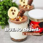 Viktorie Hrazdílková Instagram - Máš taky nějaký svůj oblíbený skleničkový dezert? 😋❤️ BUENO DEZERT DO SKLENIČKY 🍫 1 tvaroh 🍫 1 PL Bueno krému 🍫 čoko granola 🍫 10g čokolády 1 PL tvarohu Postup: Do skleničky dej nejprve čoko granolu, poté přidej tvaroh smíchaný s Bueno krémem a nakonec přidej rozpuštěnou čokoládu smíchanou opět s tvarohem. Dozdob dle libosti a vychutnávej 🍫😋. Recept vznikl ve spolupráci s @balicekzdravi.cz kdy na jejich eshopu nakoupíš do dnešní půlnoci s -20% slevou s kódem: HALLOWEEN 🎃🤗. Baví tě mé recepty?👩‍🍳 Podpoř mou tvorbu ❤, sdílením a milým komentem 🥰. Chceš mít mé rychlé recepty přehledně a pohromadě 👉 objednej si mou NOVOU kuchařku jen za 169 Kč na webu 𝗳𝗶𝘁𝘃𝗶𝗸𝗶.𝗰𝘇 👩‍🍳📖😋 Nutriční hodnoty 1 skleničky: B: 27,4g S: 19,5g T: 12,7g 302 kcal