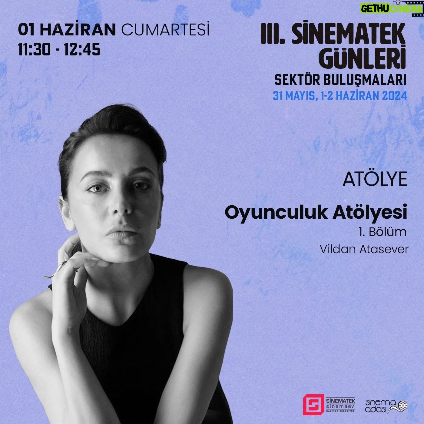 Vildan Atasever Instagram - #ATÖLYE BAŞVURULARI KAPANMIŞTIR. İLGİNİZ İÇİN ÇOK TEŞEKKÜR EDERİZ 🫶🏻 Oyunculuk ve Cast Atölyeleri 📢 Atölyelerimiz kontenjanla sınırlıdır ve başvuru gerekmektedir. 👉 Başvuru Formu: https://bit.ly/atolyeler-form Oyunculuğu farklı alanlarda deneyimlemenin ve yansıtmanın anlatılacağı atölyede oyuncu @VildanAtasever ile oyunculuk yolculuğundaki aşamalar ve karakter yaratmanın özellikleri üzerinden aktarılacak ve oyunculuk metotları katılımcılar ile paylaşılacak. Cast direktörünün görev ve sorumlulukları ile #audition süreçleri bu atölyede kapsamlıca ele alınacaktır. Ayrıca bu atölyede, oyuncunun kendisi için doğru olan projeye ulaşma yolculuğunda yapabilecekleri ve cast direktörü ile aralarındaki ideal ilişkinin nasıl olabileceği #KurakGünler, #TereddütÇizgisi ve #CamPerde gibi filmlerin cast direktörü @EzgiBaltas eğitmenliğinde incelenecektir. ❗Başvurular değerlendirmeye tabi tutulacak ve başvurusu olumlu sonuçlanan katılımcılara atölye bilet linki ile dönüş yapılacaktır. #VildanAtasever #EzgiBaltaş #SinematekGünleri #SektörBuluşmaları