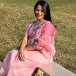 Vinitha Jaganathan Instagram - 🌸🌸🌸 Gorgeous saree @say_yes_india