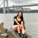 Vinitha Jaganathan Instagram - 🖤🤍 . . . . . #black #white #dress #smile #love #instagood #instadaily #instagram #travel #newyork #nyc #view #goodvibes