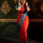 Vinitha Jaganathan Instagram - Shoots of sweh artistry🌸❤️ Happy new year insta family💥 Makeup,Hairstyles,draping - @sweh_artistry Inframe @vinithajaganathan_official Costume @sevvisilks Jewels @chennai_jazz Photography @vdop_photography #makeuplook #makeuptransformation #makeuplife #bridalmakeup #bridal #bridalhair #muachennai #instatrend #trendingreels #tamilsongs #trend #trendingsongs #makeuplover #instagram #instagood #instalike