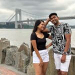 Vinitha Jaganathan Instagram - Goofy us😝😂 @anandh_aj . . . . . . #goofy #love #lol #smile #fun #funny #us #photography #candid #shot #couplegoals #usa #newyork