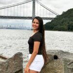 Vinitha Jaganathan Instagram - 🖤🤍 . . . . . . #photooftheday #photography #park #instagood #instafashion #instadaily #blackandwhite #bridge #love #smile