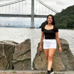Vinitha Jaganathan Instagram - 🖤🤍 . . . . . . #photooftheday #photography #park #instagood #instafashion #instadaily #blackandwhite #bridge #love #smile