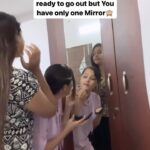 Vinitha Jaganathan Instagram – Relatable???😂
@sweh_artistry 
.
.
.
.
.
.
#sisters #gettingready #fun #fight #love #sistergoals #grwm #festival #home #mirror #insta #instagram #instagood #instadaily #reels #reelsinstagram #reelitfeelit #smile #goodvibes #fyp